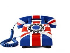 englisches Telefon