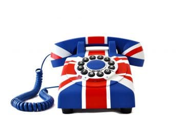 englisches Telefon