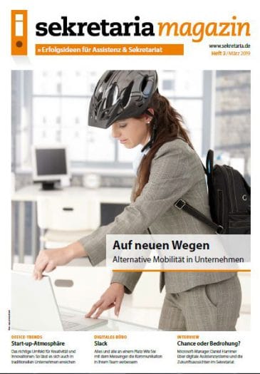 März-Ausgabe 2019 sekretaria-Magazin