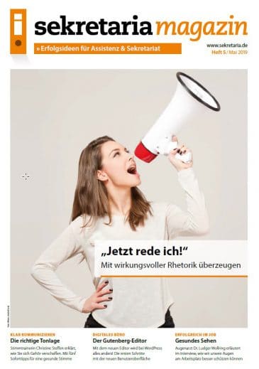 sekretaria Magazin Ausgabe Mai 2019