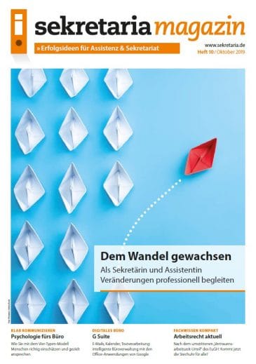 Oktober-Ausgabe 2019