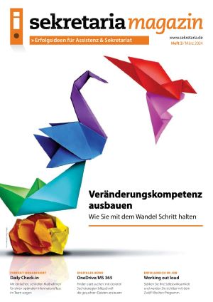 Titelbild des sekretaria Magazins Ausgabe Februar 2024