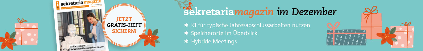 sekretaria Dezember Magazin 2025