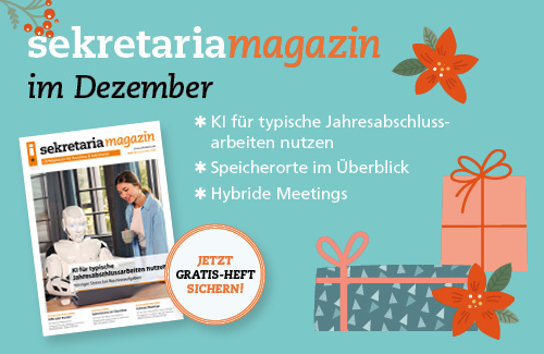 Das neue sekretaria Magazin ist da!