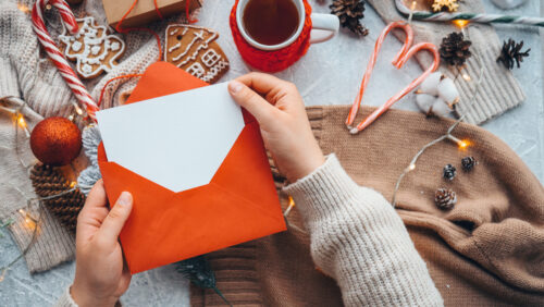 Die besten Weihnachtsgrüße an die Mitarbeiter