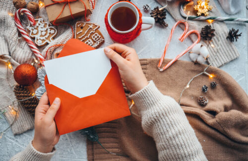 Die besten Weihnachtsgrüße an die Mitarbeiter