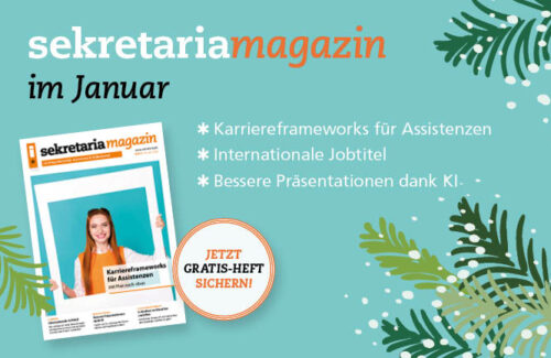 Das neue sekretaria Magazin ist da!