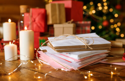 Wohin mit den Weihnachtskarten?