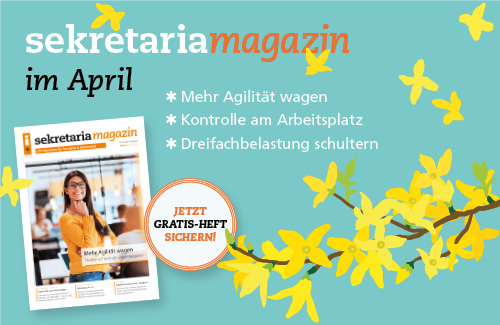 Das neue sekretaria Magazin ist da!